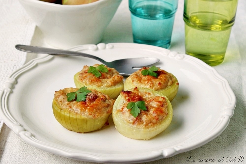 Cebolas Recheadas e Gratinadas