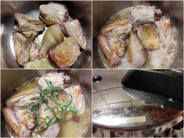 como preparar o frango assado na panela de pressão