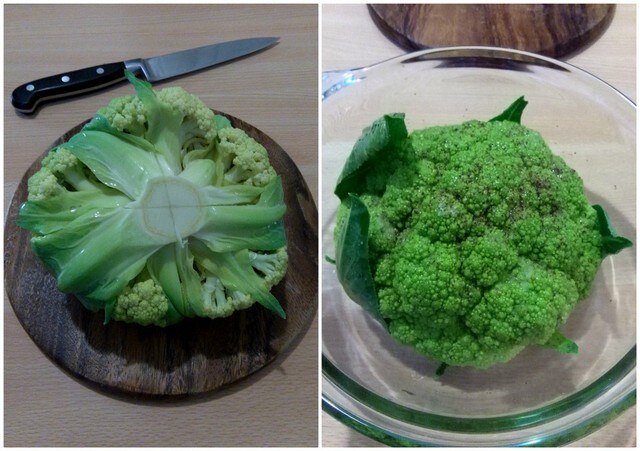 couve-flor assada, preparação ORTAGGI QUE PASSIONE