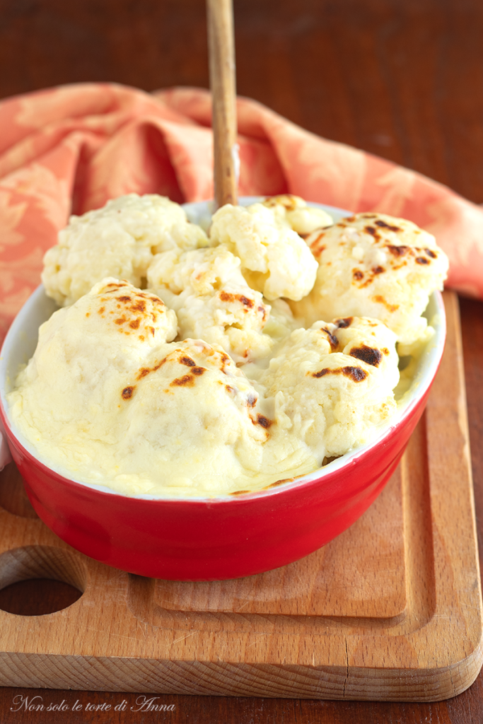 couve-flor com molho mornay