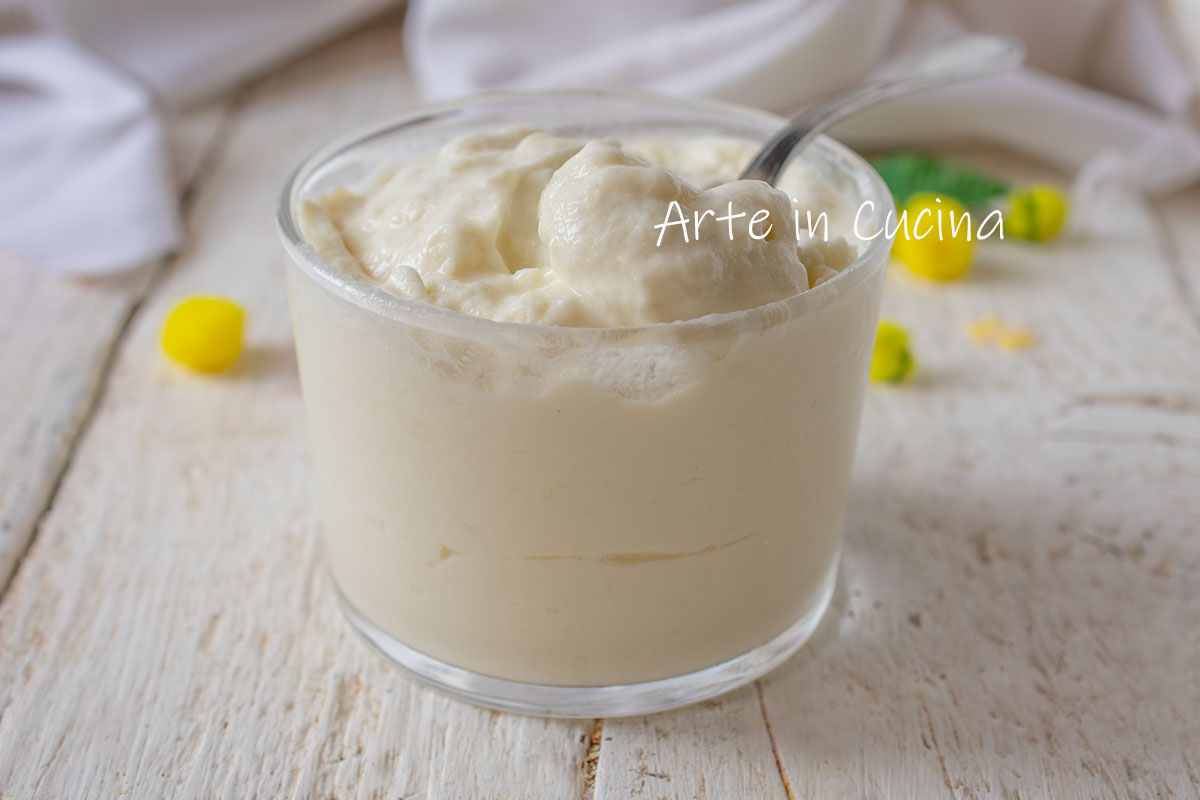 Creme de leite e nata doce de colher