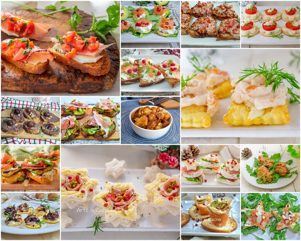 TARTINES e CROSTINIS para ANO NOVO