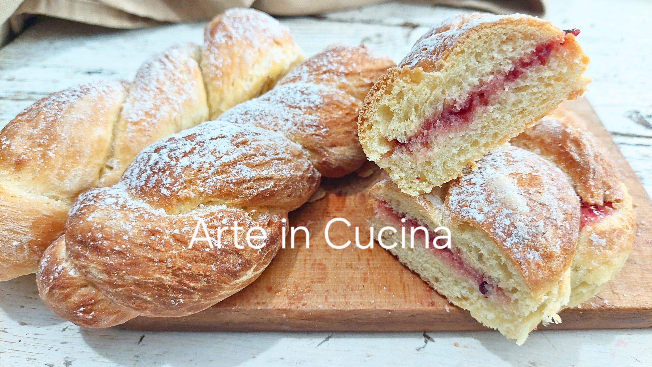 TRANÇAS BRIOCHE com GELEIA