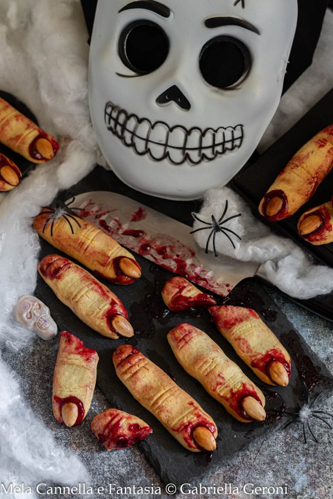 dedos de bruxa biscoitos halloween