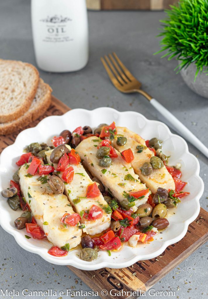 filés de bacalhau na frigideira à mediterrânea