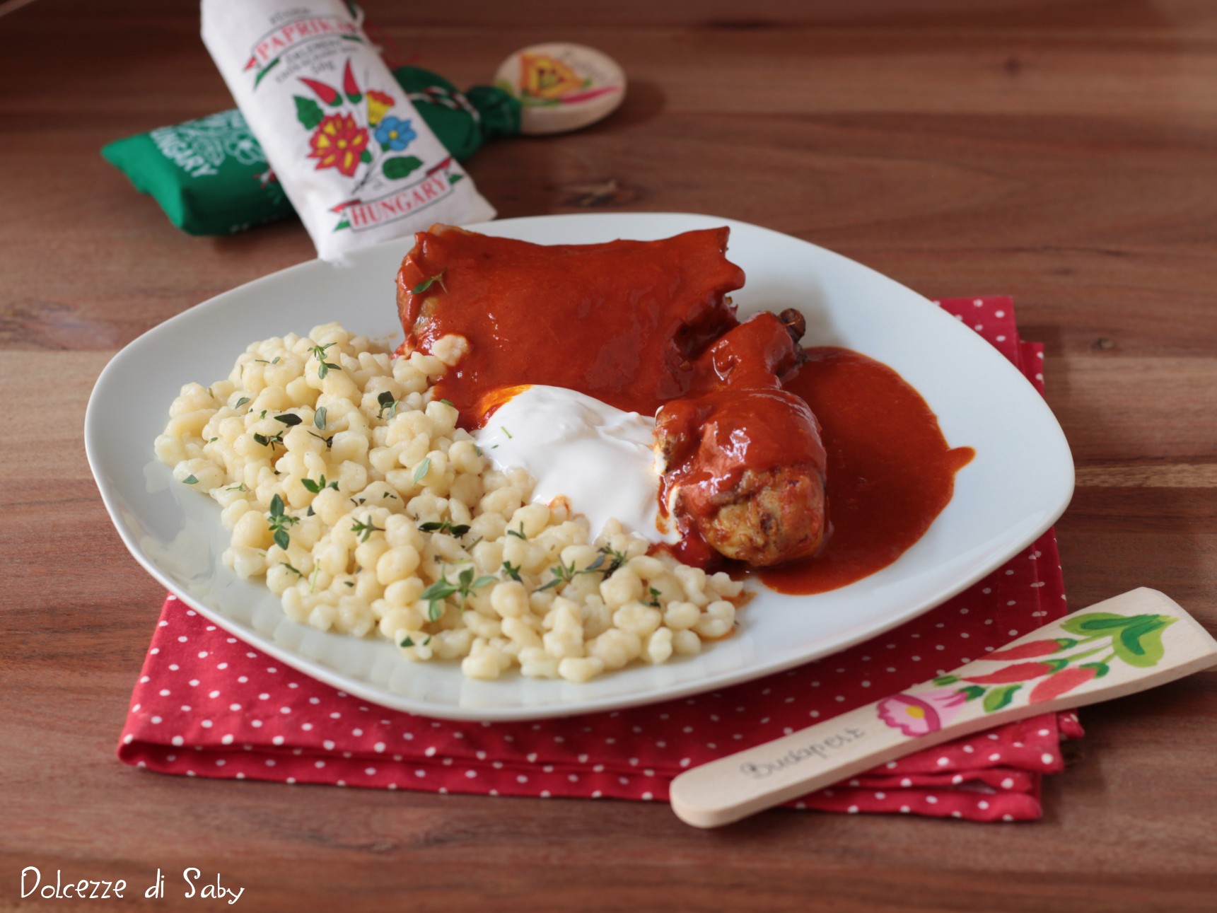 Frango à páprica (receita húngara)