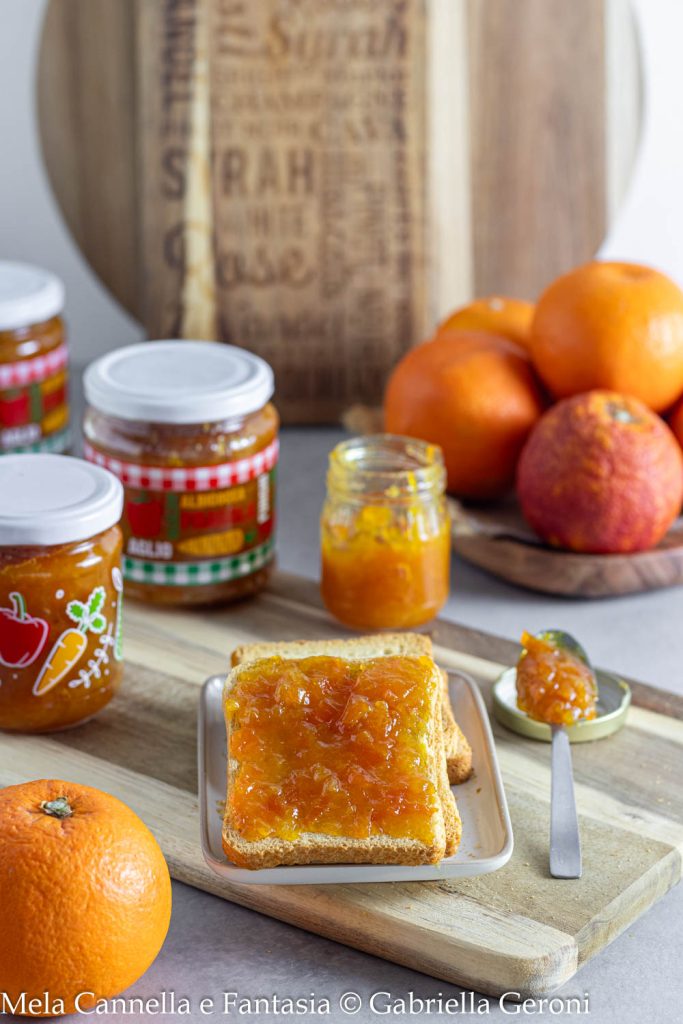 geleia de laranja feita em casa