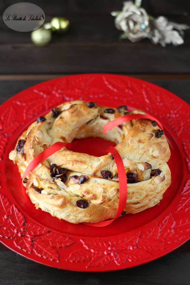 Guirlanda de pão brioche