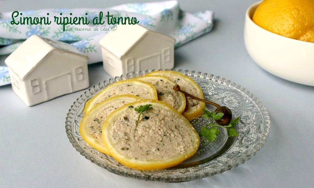 limões recheados com atum