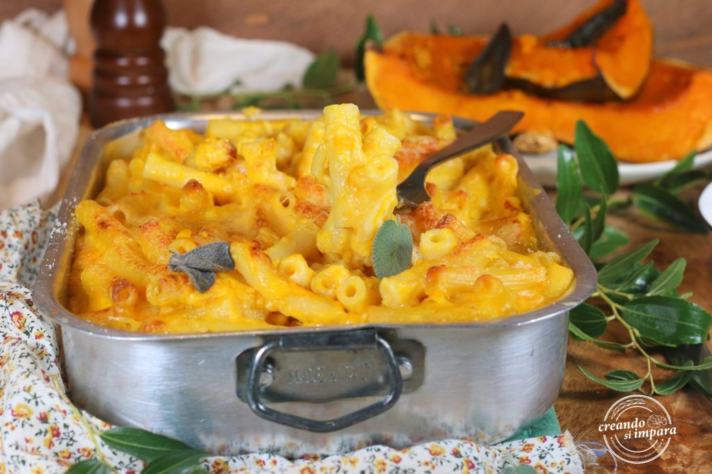 macarrão de forno com abóbora