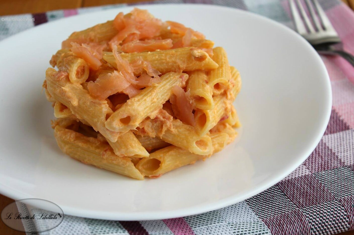 Penne ao salmão
