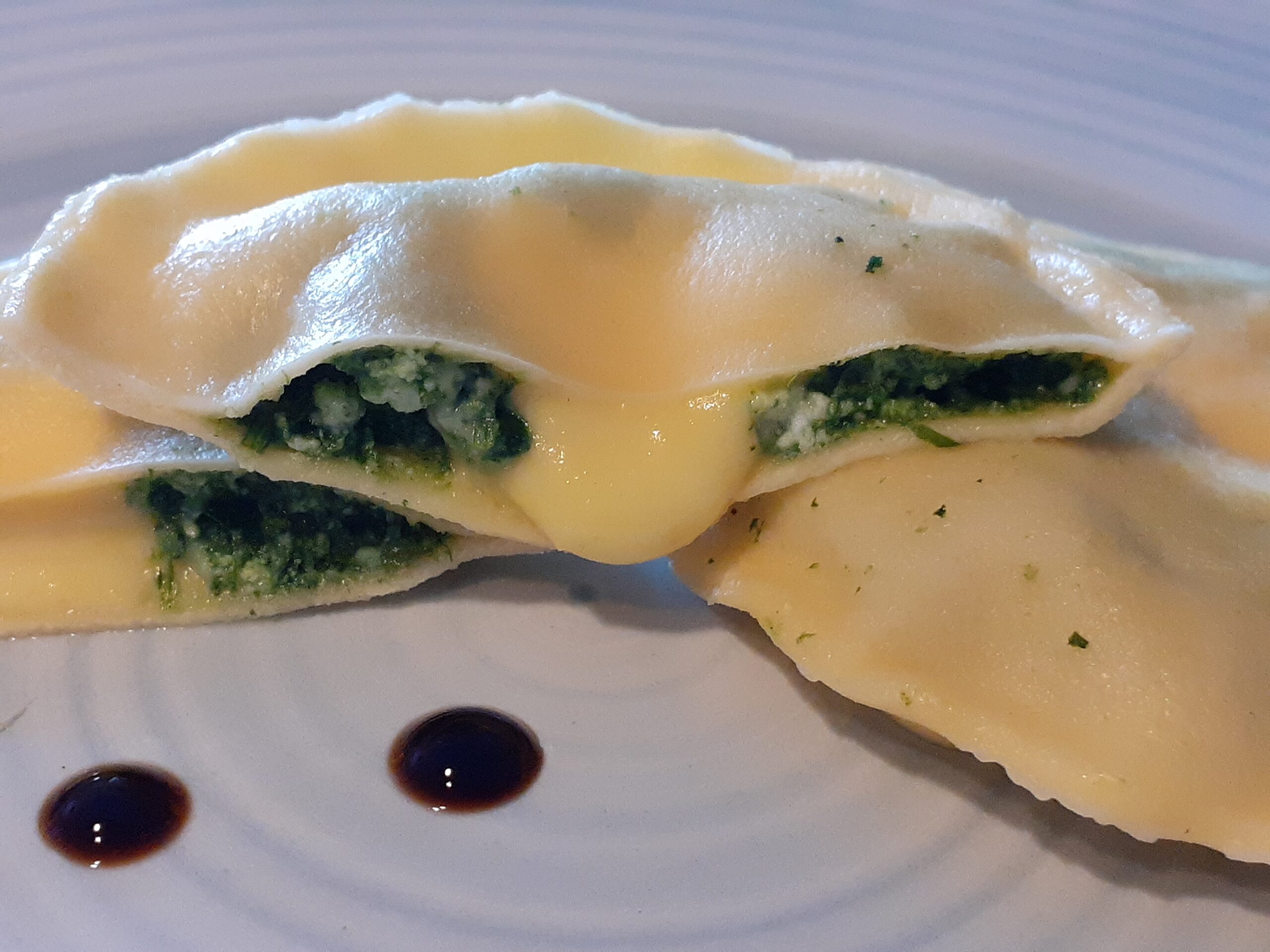 Ravioli coração macio