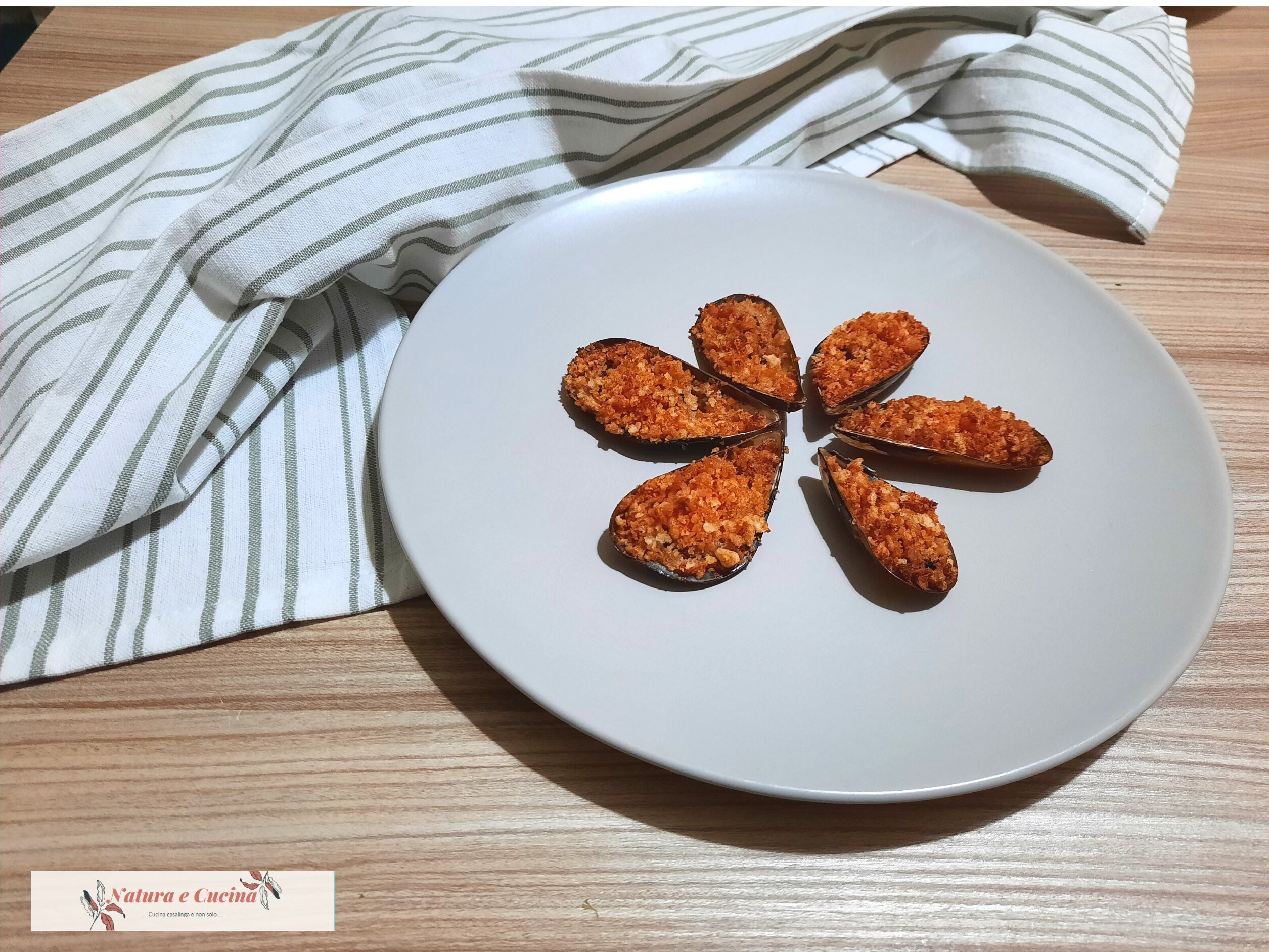 Mexilhões gratinados