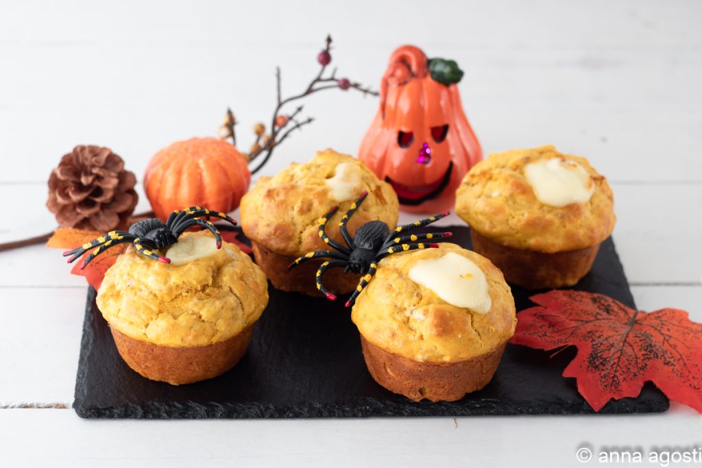 muffin salgados com abóbora e mussarela