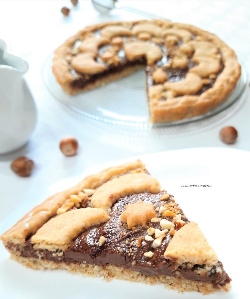 Torta de Nutella com massa de avelãs