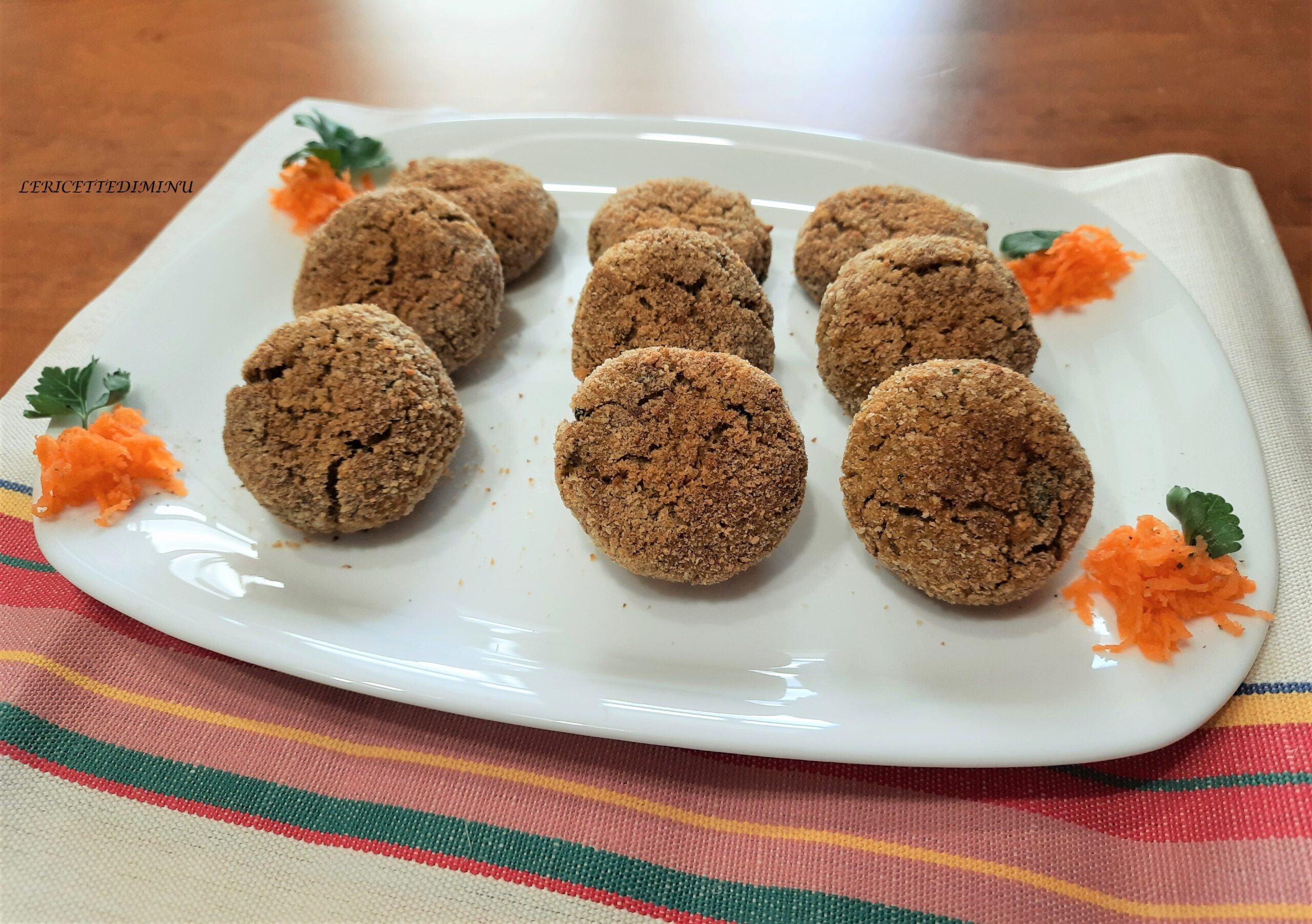 Almôndegas de lentilhas e atum