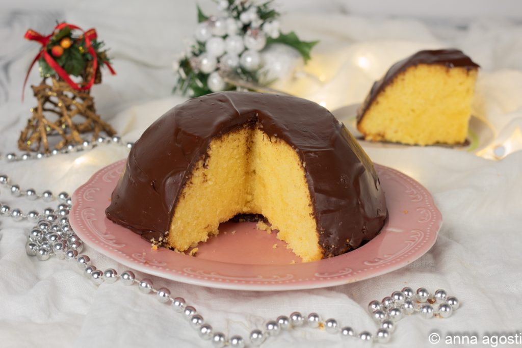 Bolo de Natal amêndoas e Chocolate