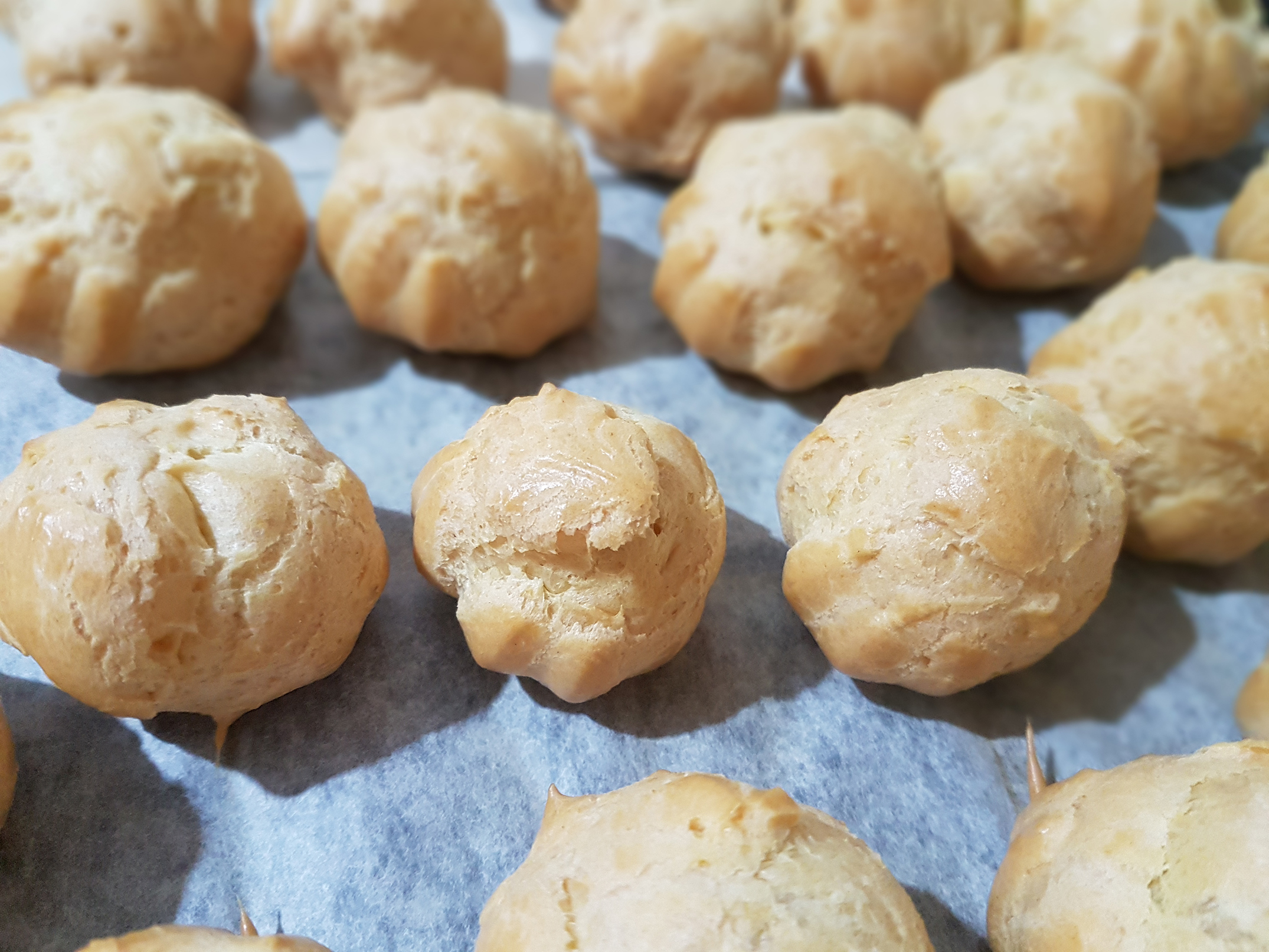 Pasta choux para profiteroles