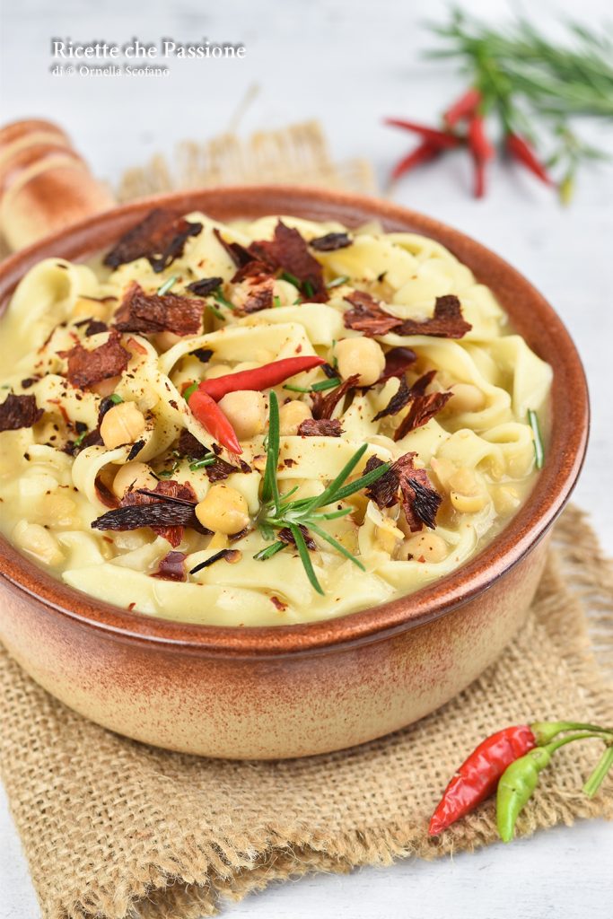 pasta e ceci alla calabrese receita sopa gostosa