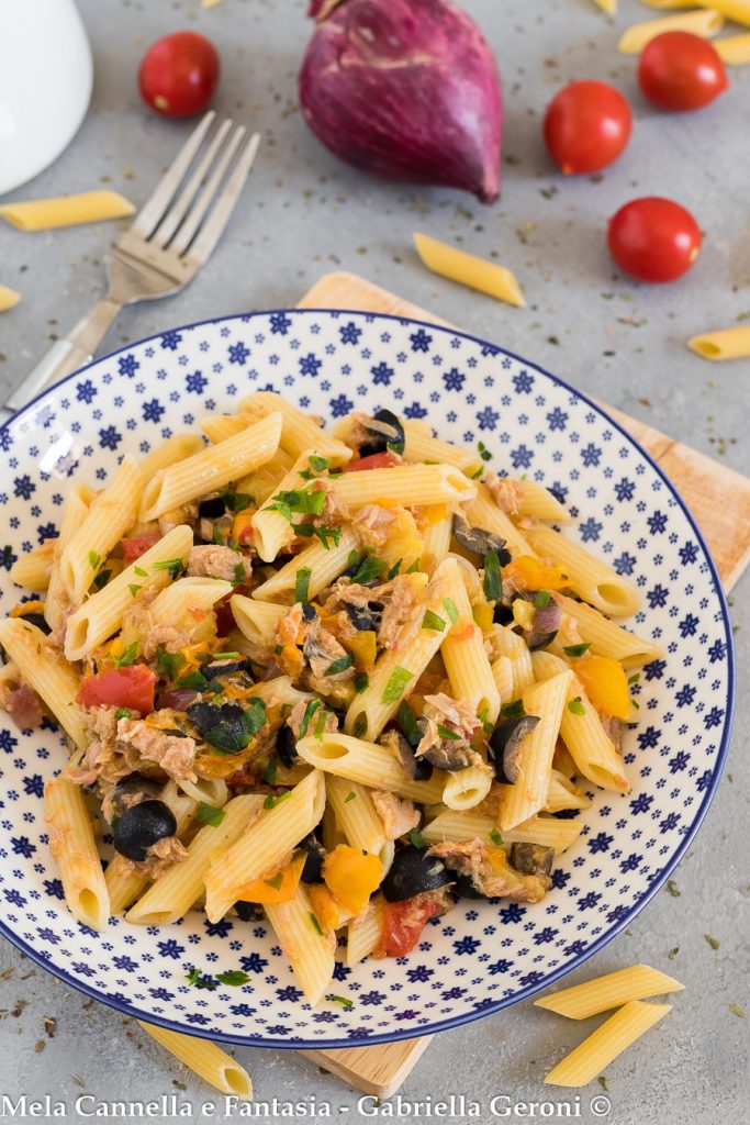 penne atum azeitonas