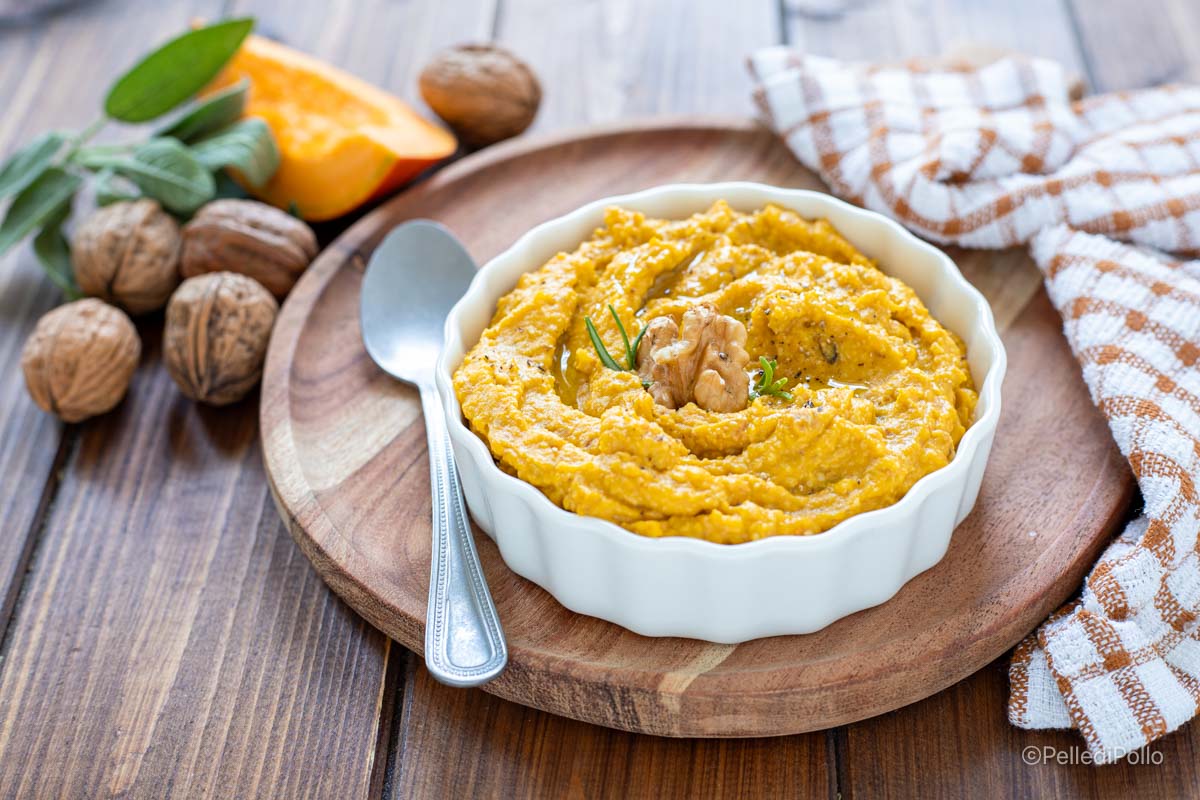 Pesto de abóbora e nozes