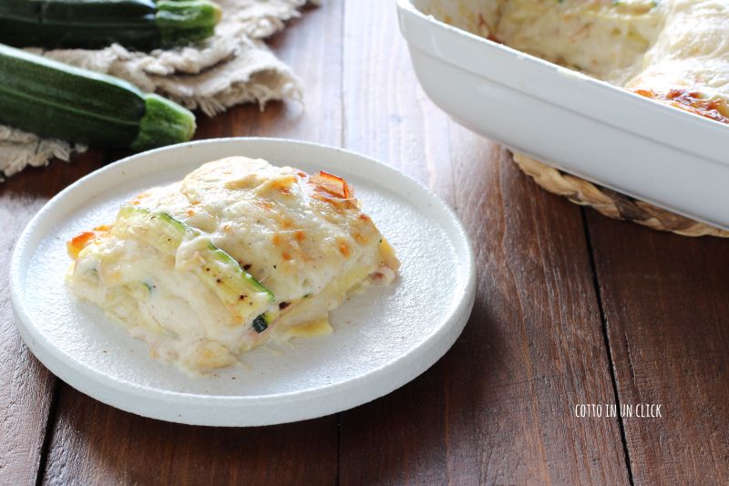 lasagna de abobrinha e presunto