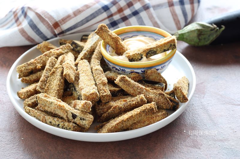 palitos de berinjela crocantes assados