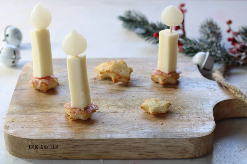 velas de Natal salgadas