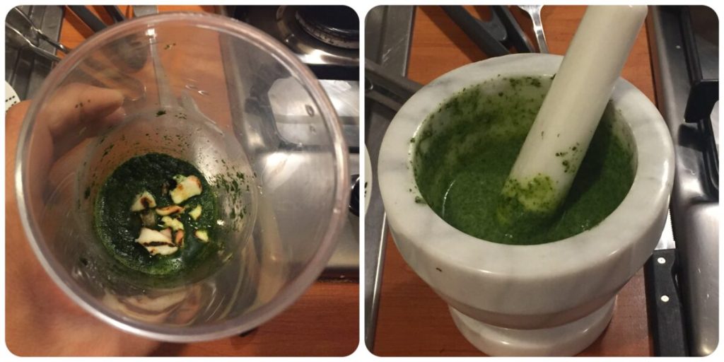 polvo marinado mojito pesto