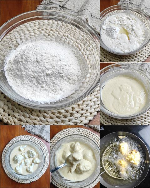 preparação da couve-flor à milanesa