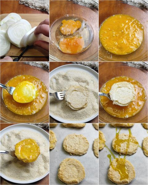 preparação dos bifes de erva-doce