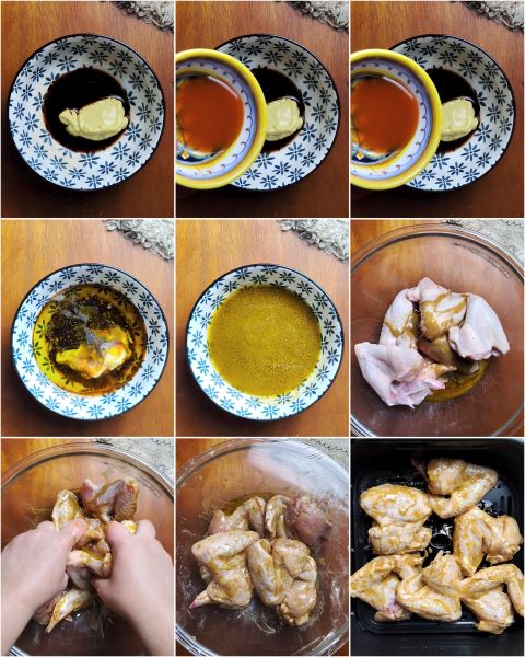 preparo das asas de frango picantes