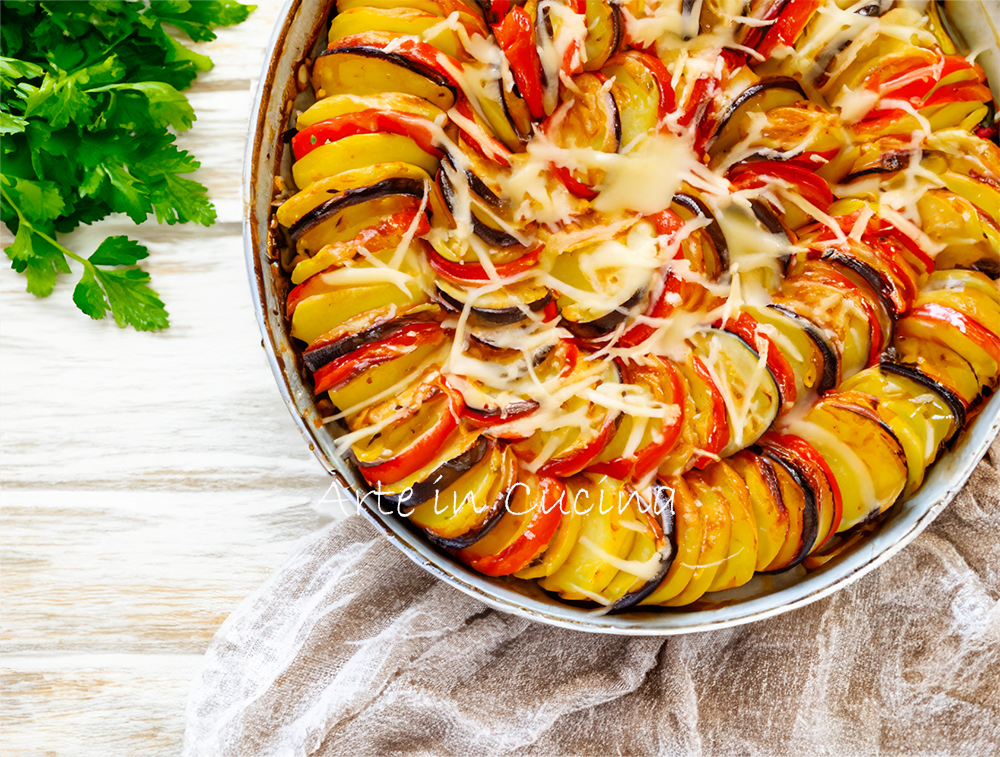 Ratatouille de batatas e berinjelas