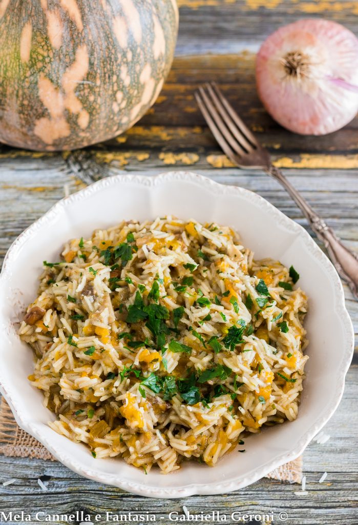 risoto outonal com abóbora
