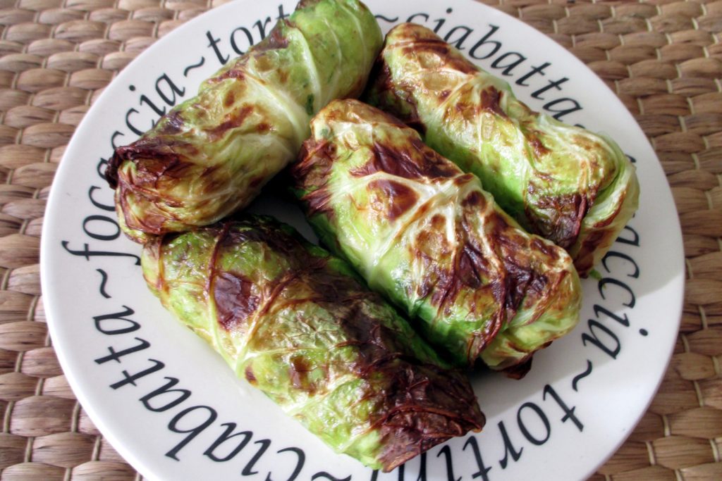 Rolinhos de repolho veganos, Mangia senza Pancia