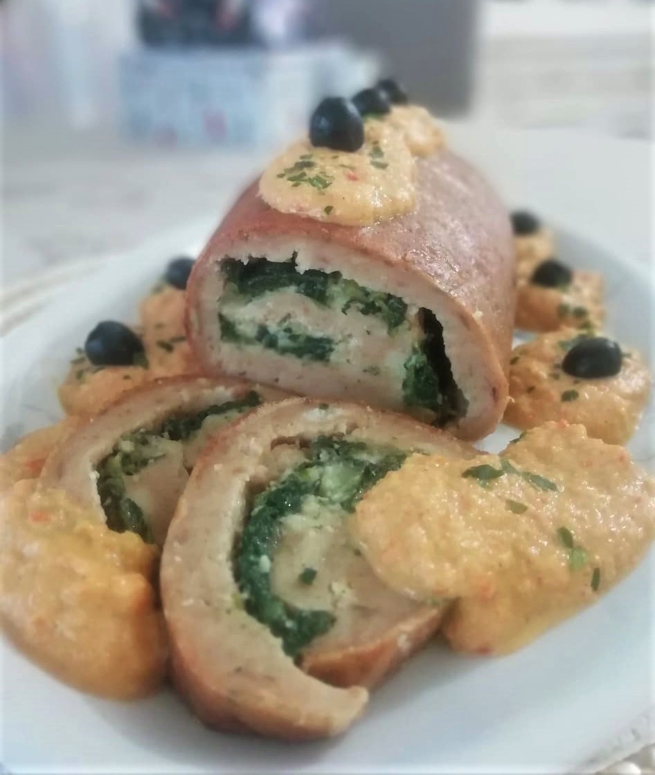 ROLO DE PÃO recheado