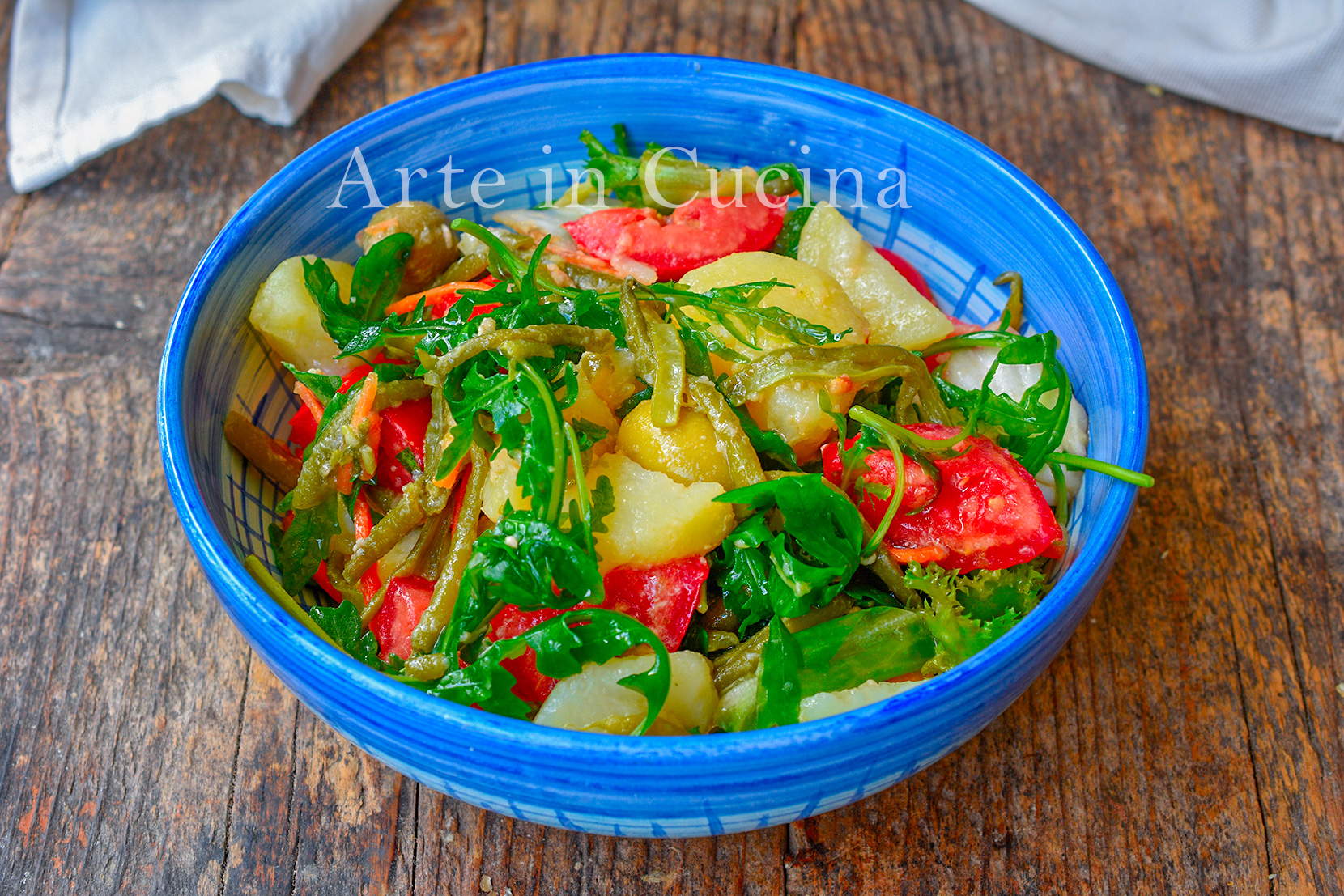 Salada de batata clássica sem ovos