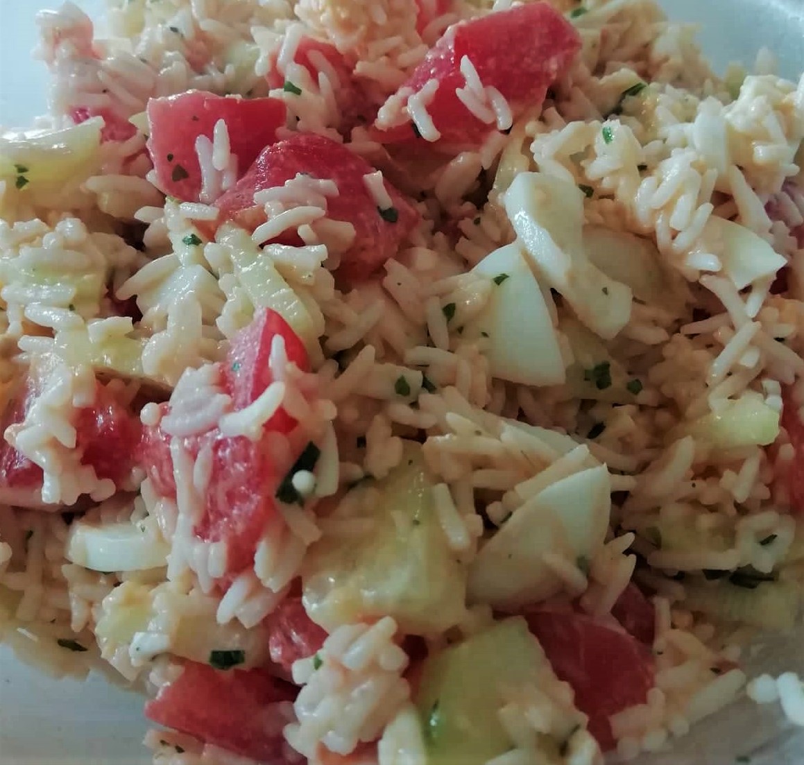 SALADA DE ARROZ BASMATI vegetariana