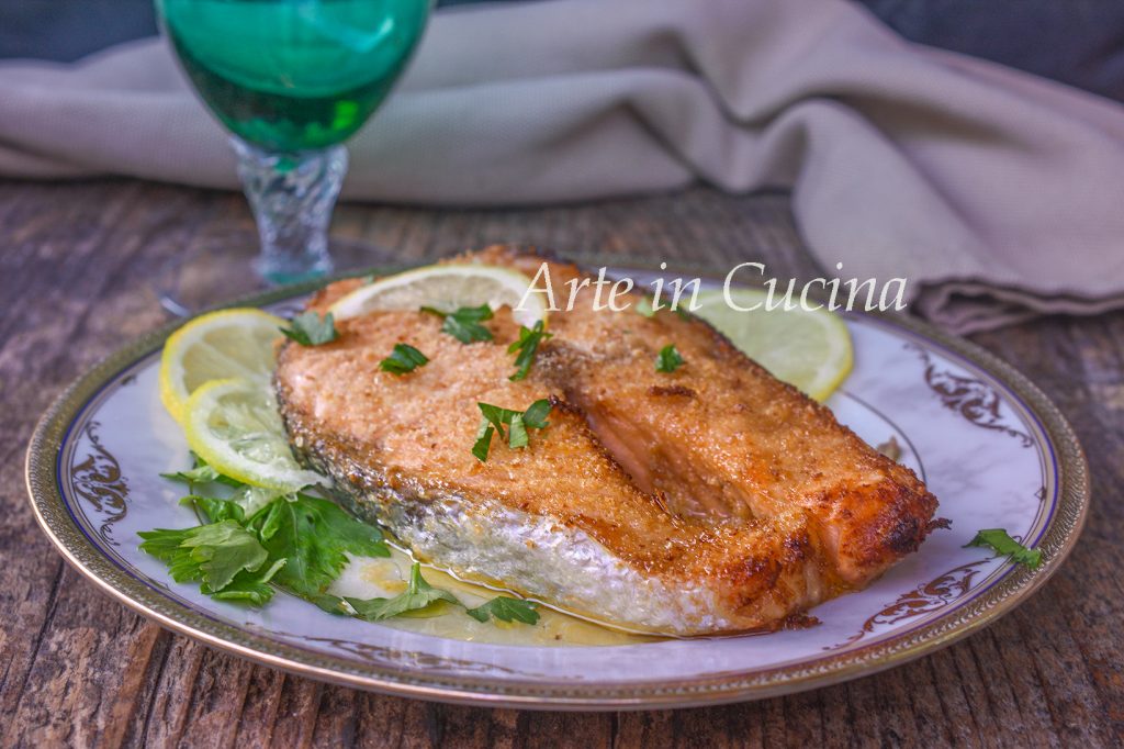 Salmão gratinado ao forno com limão