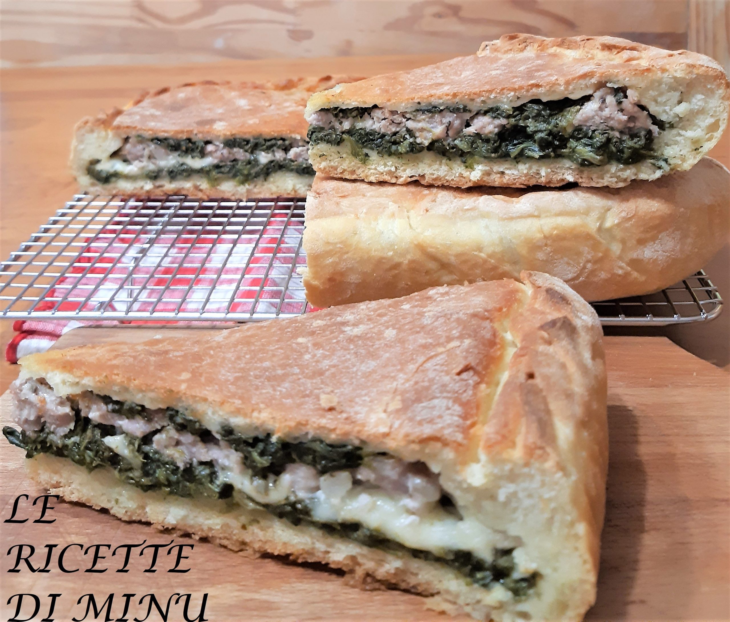 Scacciata com espinafre