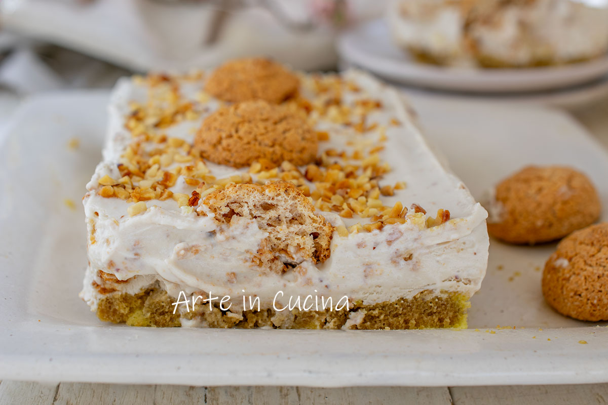 Semifreddo café e amaretti