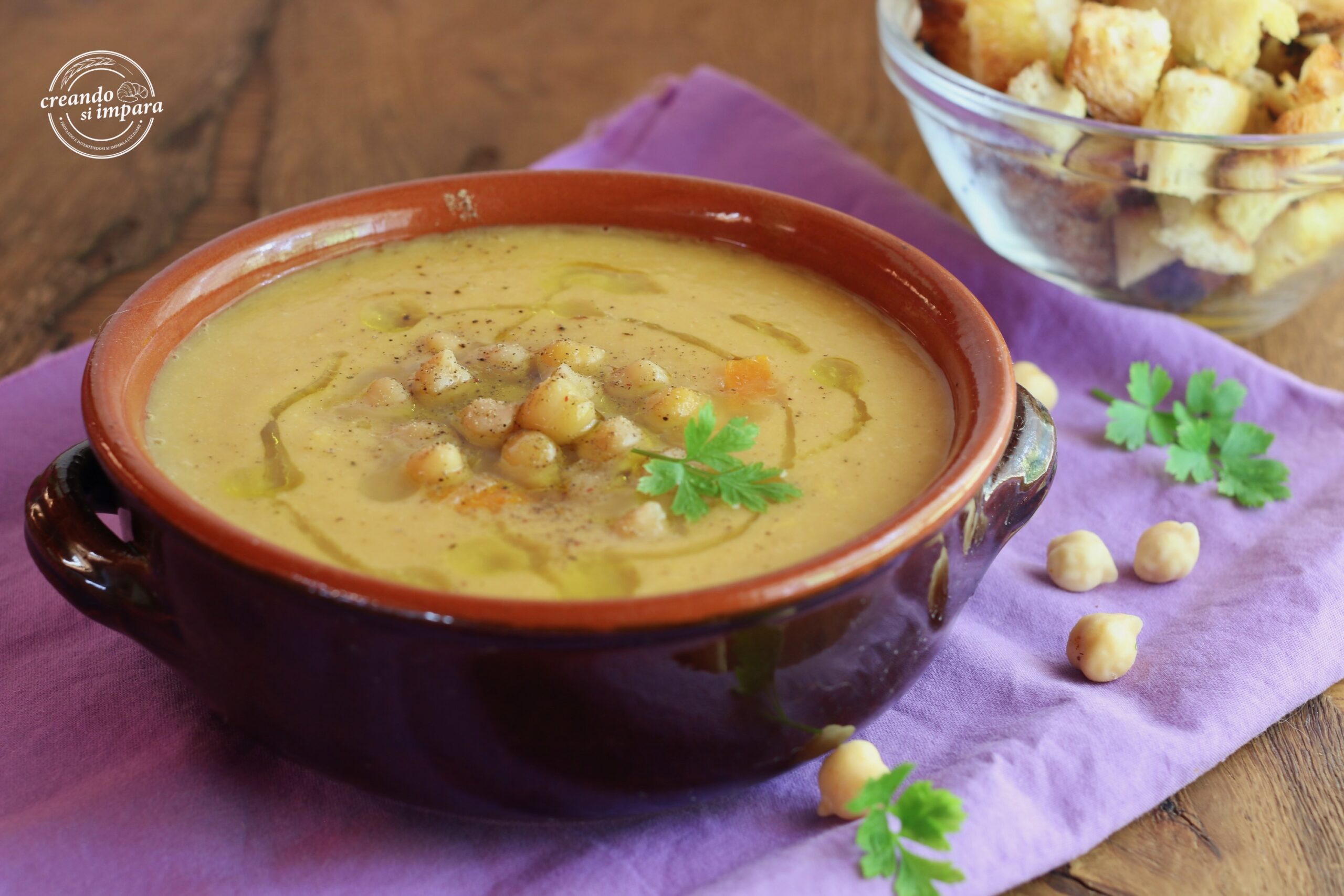 Sopa de grão-de-bico