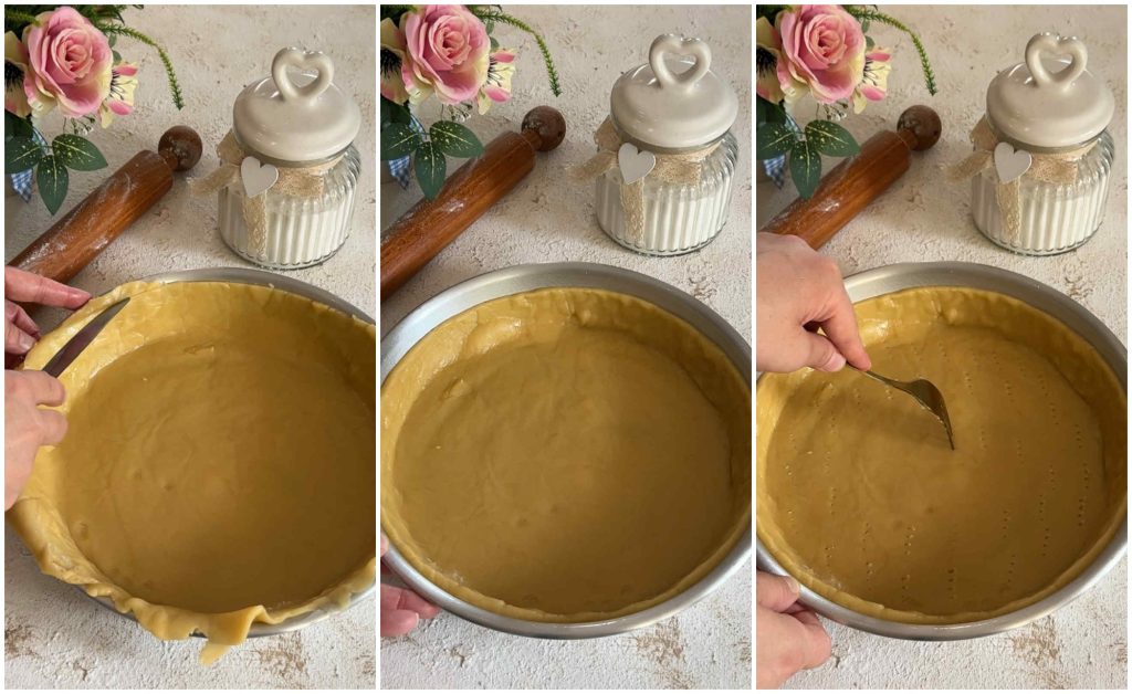 torta com massa amanteigada com óleo