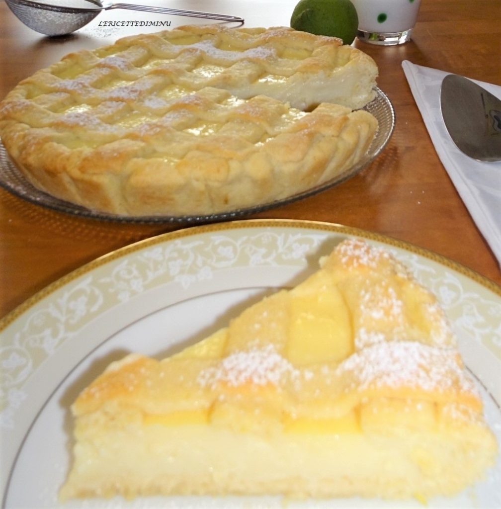 Torta com creme de confeiteiro de limão