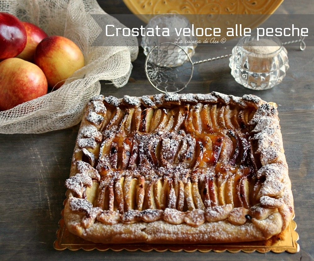 torta rápida de pêssego -