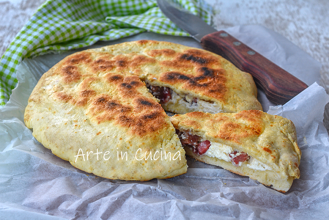 Torta rústica de ricota e frios rápida