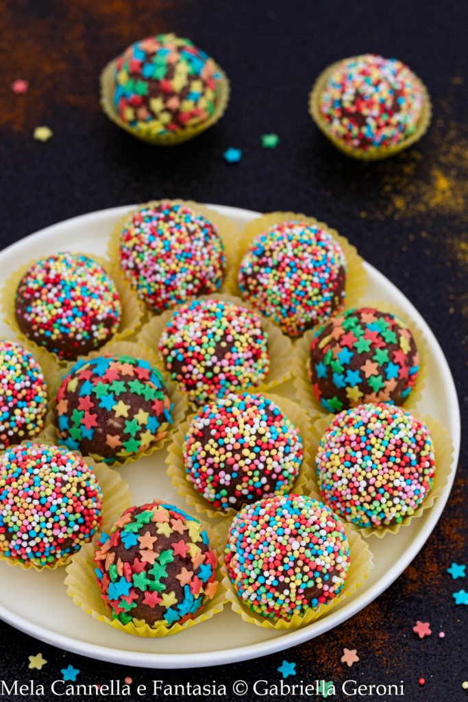 trufas arlequim sem cozimento