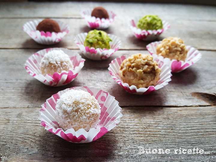 Trufas de pandoro e panetone