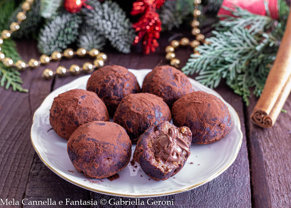 Trufas de panetone com Nutella e queijo cremoso receita rápida