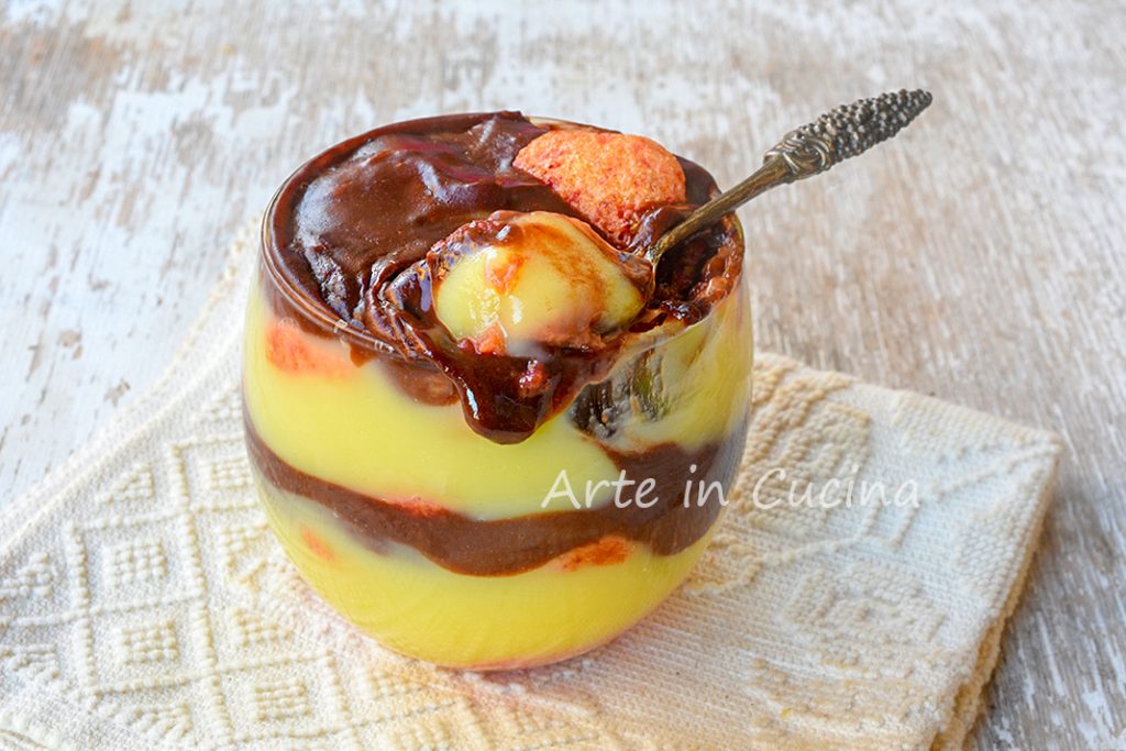 Zuppa inglesa com pavesini monoporção